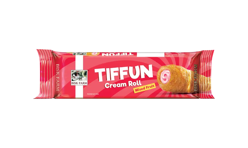 Tiffun Cream Roll Mixed fruit